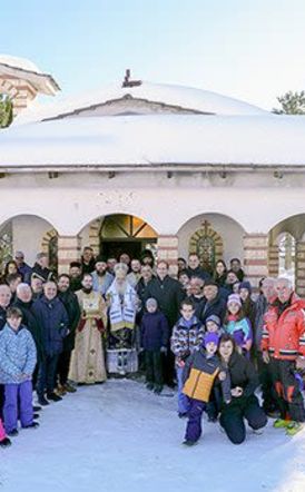 Η εορτή του Οσίου Σεραφείμ του Σάρωφ στο χιονισμένο Σέλι