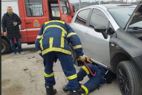 Παγιδευμένος σκύλος διασώθηκε από κλιμάκιο του Δημοτικού Κτηνιατρείου Βέροιας