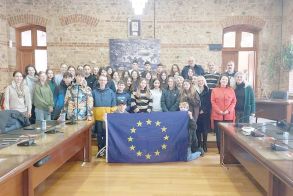 Οι μαθητές του Προγράμματος ERASMUS + “Stepping into Sustainability: Tourism!” στο Δημαρχείο Βέροιας