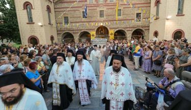 Με πανηγυρικό Εσπερινό και ιερά Λιτανεία τιμήθηκε ο Όσιος Αντώνιος, Πολιούχος Βεροίας