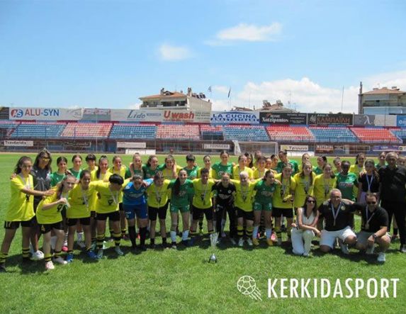 Γιόρτασε την κατάκτηση του πρωταθλήματος η γυναικεία ομάδα της ΑΕΚ Βέροιας