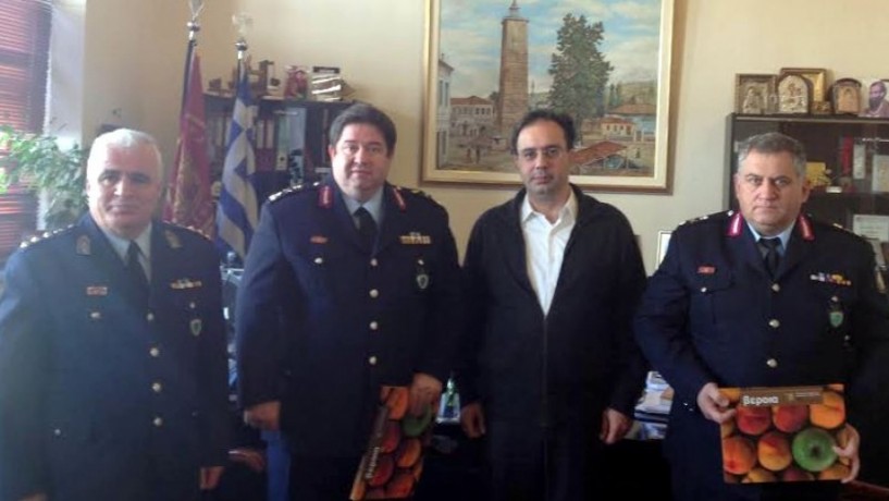 Συνάντηση δημάρχου Βέροιας με τον Γενικό Επιθεωρητή Αστυνομίας Βορείου Ελλάδος