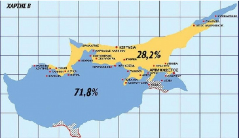 Κυπριακό: Οι χάρτες   που καταθέτουν οι δύο   πλευρές στη διαπραγμάτευση   – Το κρίσιμο 1%