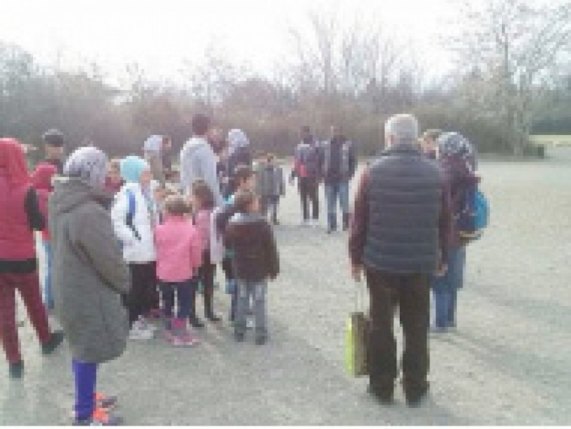 Επίσκεψη   προσφυγόπουλων στο μουσείο των Αιγών