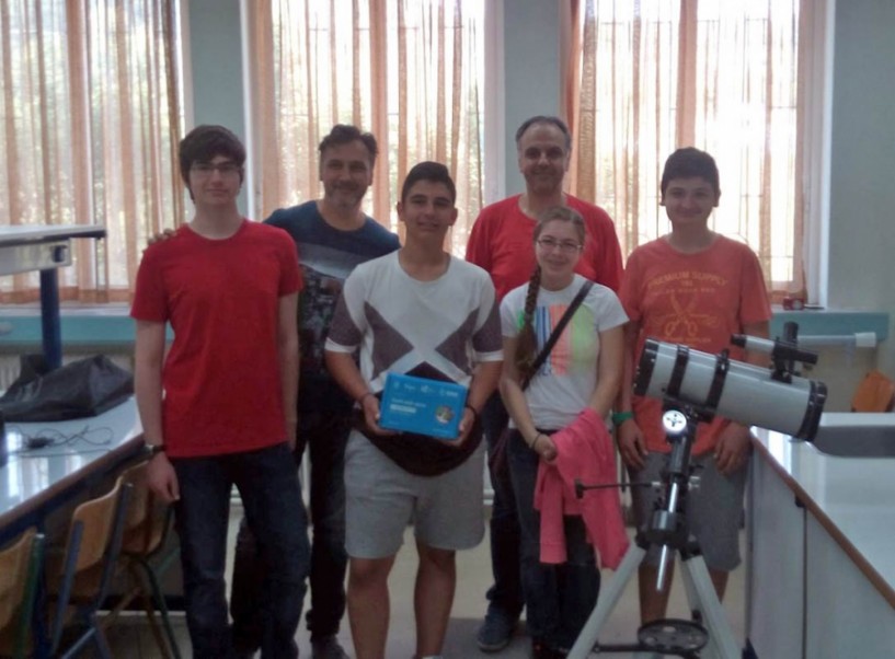 Διάκριση του 6ου Γυμνασίου Βέροιας σε Ευρωπαϊκό Διαγωνισμό Αστρονομίας!