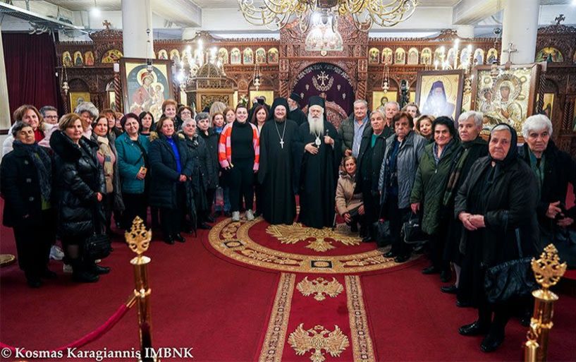 Οι κάτοικοι του Δασκίου Ημαθίας τραγούδησαν παραδοσιακά τραγούδια στον Μητροπολίτη