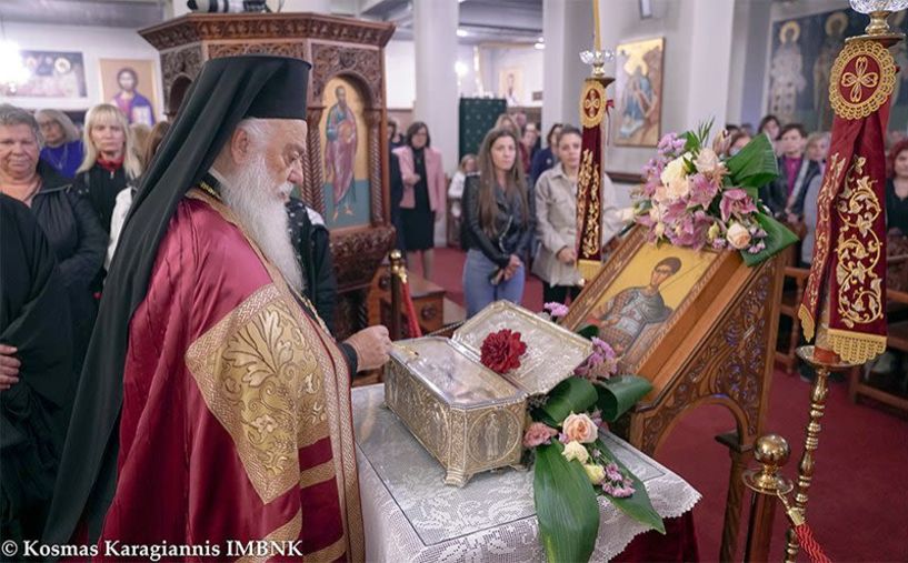 Πλήθος πιστών για τον Άγιο Λουκά και τον Άγιο Δημήτριο στην Ι. Μ. Παναγίας Δοβρά (ΒΙΝΤΕΟ)