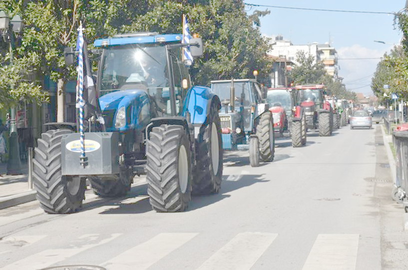 Στον κόμβο Νησελίου από χθες οι αγρότες της Αλεξάνδρειας