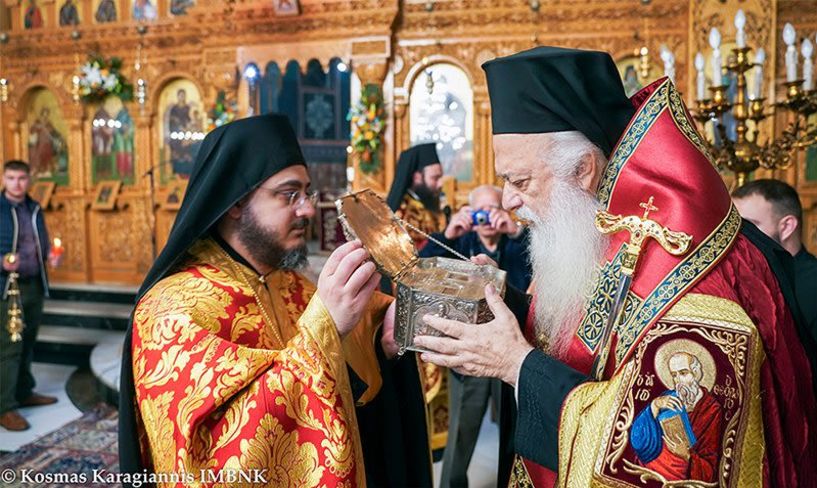 Πανηγυρικός Εσπερινός Αγίων Αναργύρων στο Νησί Ημαθίας