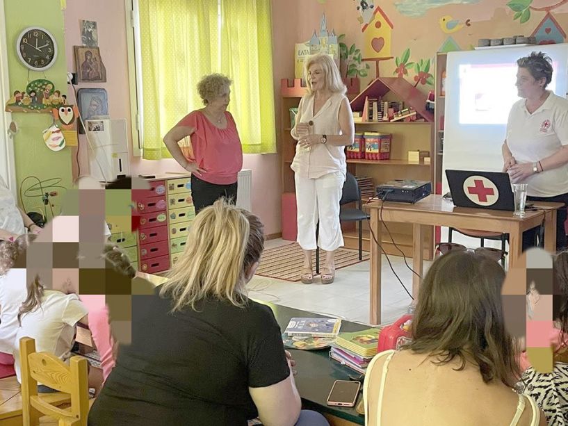 Μαθήματα Πρώτων  Βοηθειών στον Παιδικό Σταθμό Άνω Ζερβοχωρίου