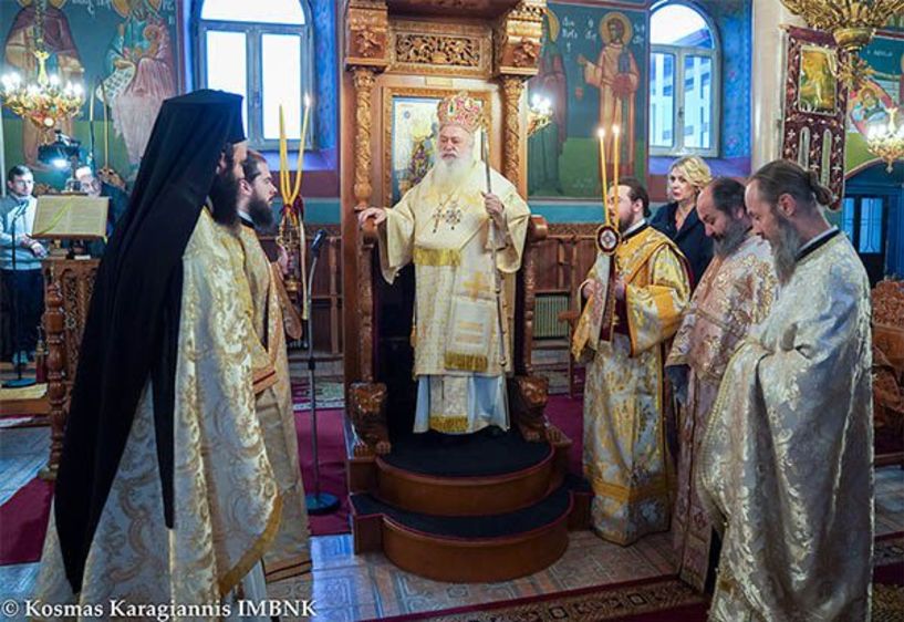 Στον Πλάτανο για την εορτή του Αγίου Ανδρέου ο Μητροπολίτης