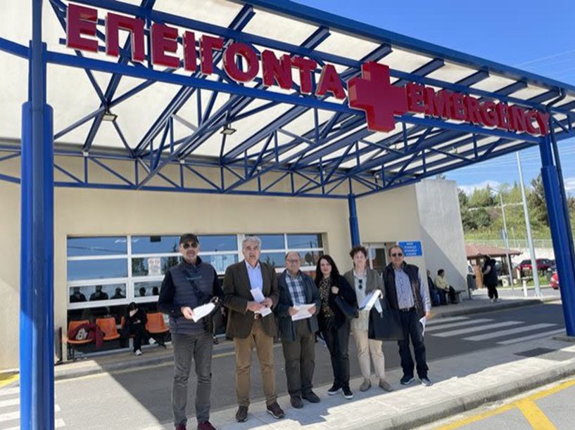 Στα πλαίσια της παγκόσμιας ημέρας Υγείας, κλιμάκιο της Ν.Ε ΣΥΡΙΖΑ Ημαθίας επισκέφτηκε το Νοσοκομείο Βέροιας
