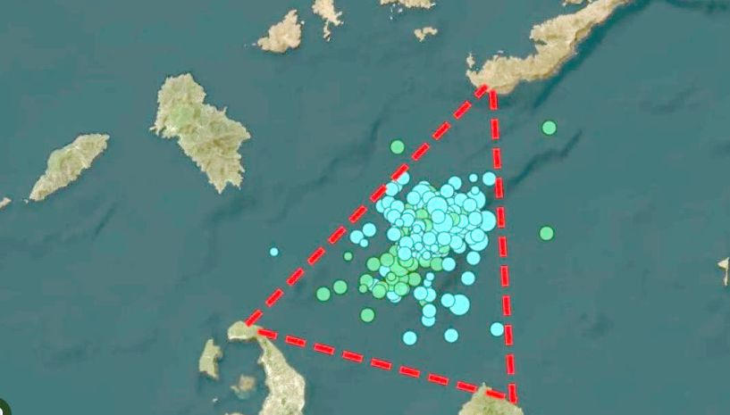 Πρωτοφανές για τα ελληνικά δεδομένα: 771 σεισμοί σε λιγότερο από μία εβδομάδα σε Σαντορίνη, Αμοργό, Ίο και Ανάφη