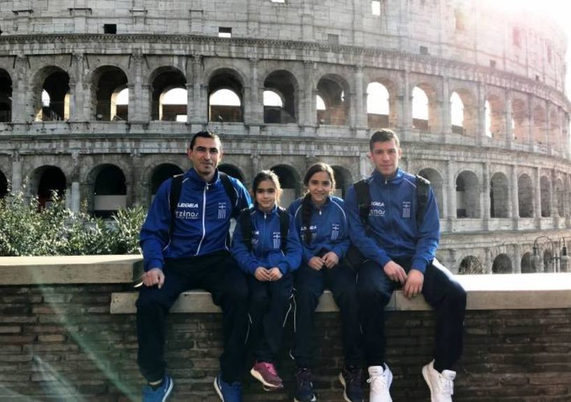 Ο Αθλητικός Σύλλογος «Τέτραθλον» στην Ρώμη με μετάλλια 