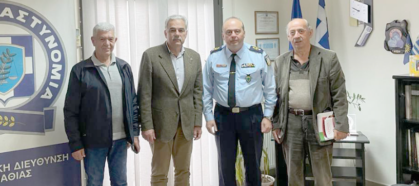 Επισκέψεις του υπ. βουλευτή ΣΥΡΙΖΑ-ΠΣ Πέτρου Τσαπαρόπουλου σε Αστυνομία και Πυροσβεστική