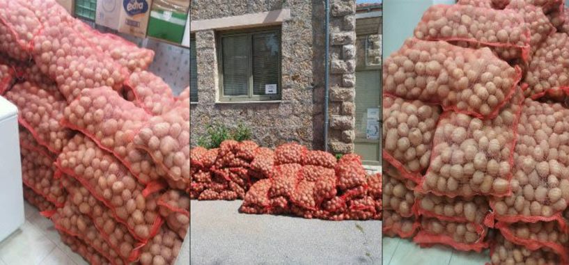 Πάνω από 5.100 κιλά πατάτες   διανεμήθηκαν σε ωφελούμενους   από το Κοινωνικό   Παντοπωλείο του Δήμου Βέροιας 