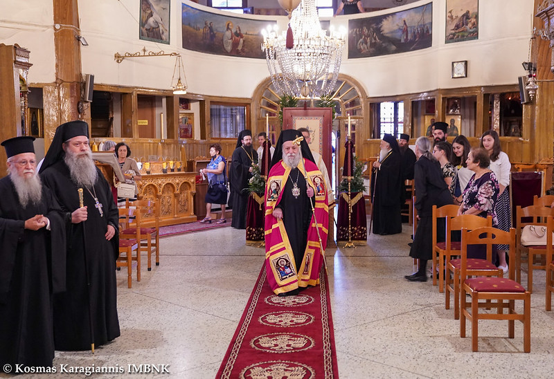 Πολυαρχιερατικό Συλλείτουργο για τον Πολιούχο της Ναούσης Όσιο Θεοφάνη τον θαυματουργό.